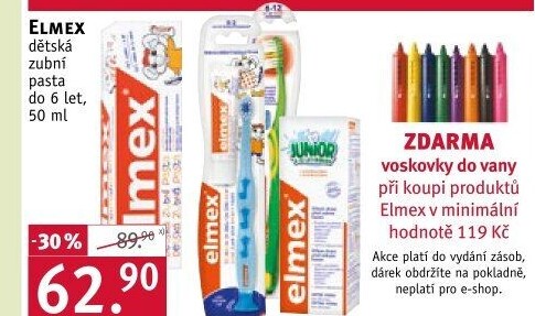 Pasta na zuby dětská Elmex