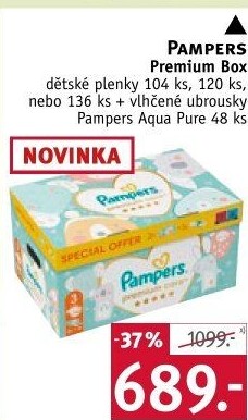 Pleny dětské Pampers Premium Care