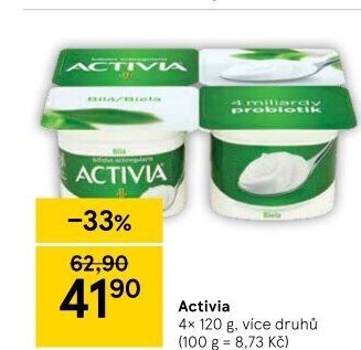 Bílý jogurt Activia Danone
