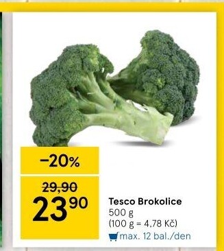 Brokolice Tesco
