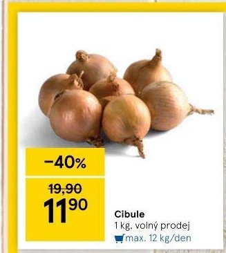 Cibule kuchyňská žlutá