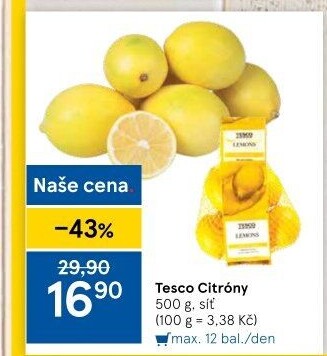 Citrony Tesco