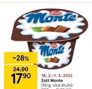 Dezert Monte Zott