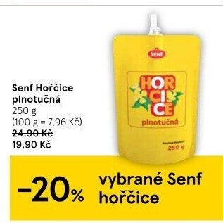 Hořčice plnotučná Senf