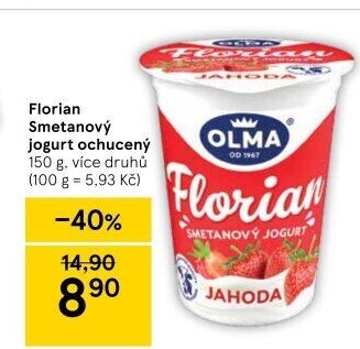 Jogurt smetanový Florian Olma