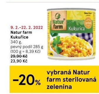 Kukuřice Natur Farm