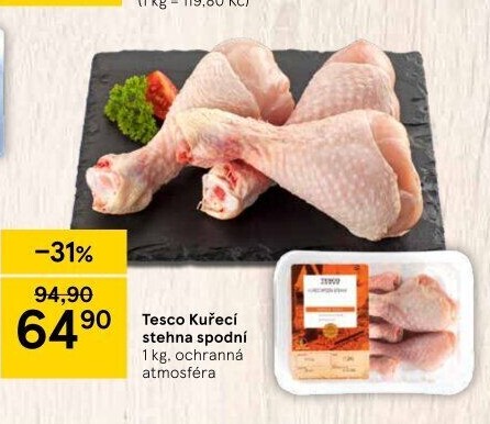 Kuřecí stehna Tesco