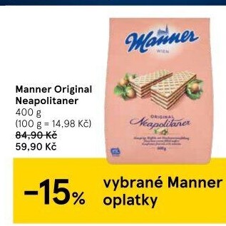 Oplatky Neapolitaner Manner
