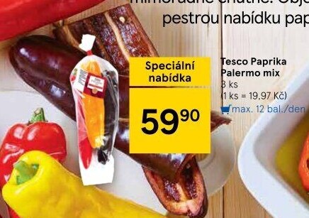 Paprika Palermo mix Tesco