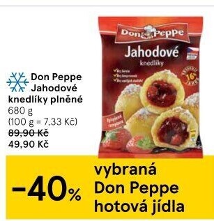 Plněné knedlíky mražené Don Peppe