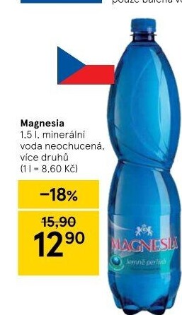 Přírodní voda Magnesia