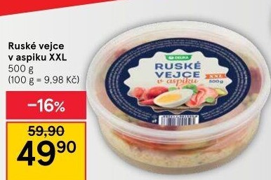 Ruské vejce v aspiku Delika