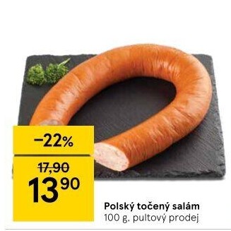 Salám polský točený