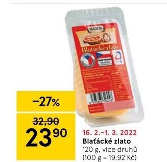 Sýr Blaťácké zlato Madeta