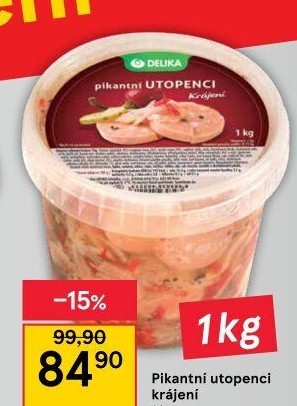 Utopenci pikantní Delika