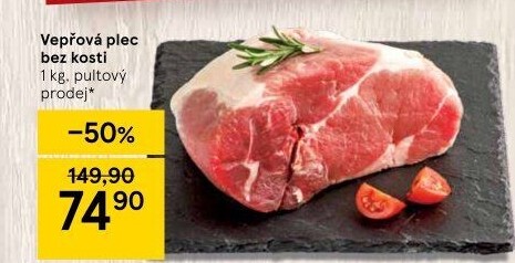Vepřová plec bez kosti