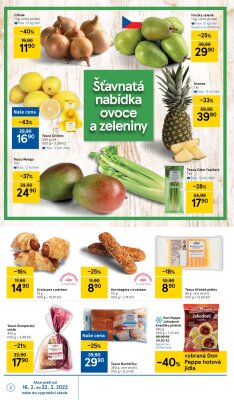akční leták Tesco 16.2.2022-22.2.2022