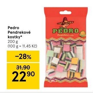 Bonbony lékořicové Pedro
