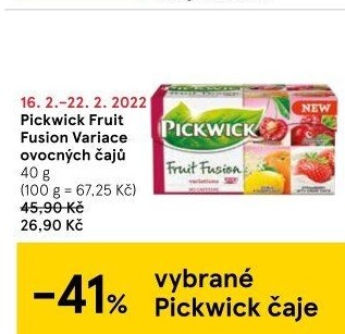 Čaj ovocný Pickwick