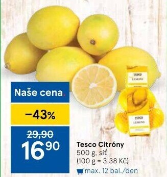 Citrony Tesco