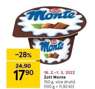 Dezert Monte Zott