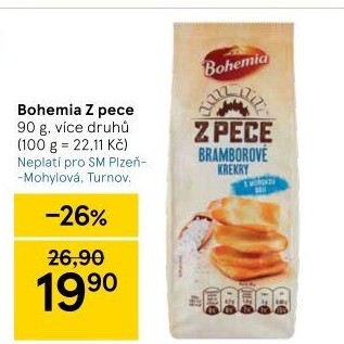 Krekry Z pece Bohemia Chips
