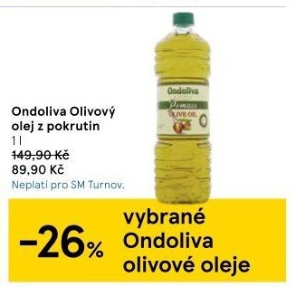 Olej z pokrutin Ondoliva