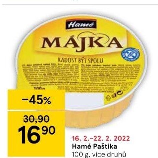 Paštiky Hamé