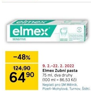Pasty na zuby Elmex