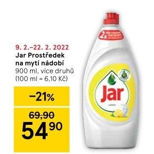 Prostředek na nádobí Jar