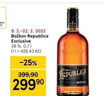Rum Republica Exclusive Božkov