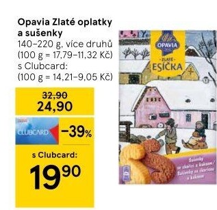 Sušenky Zlaté Opavia - boxy