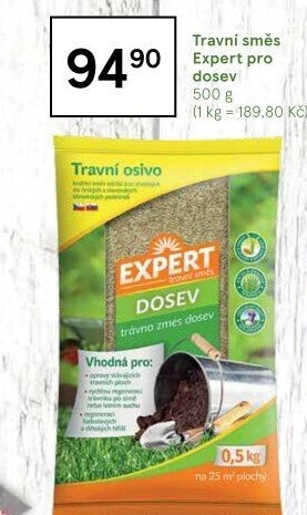 Travní směs dosev Expert Forestina