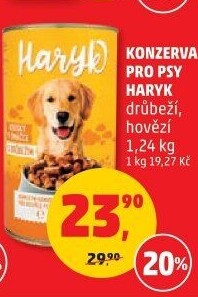 Konzerva pro psy Haryk