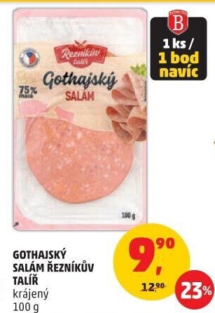 Salám Gothaj Řezníkův talíř
