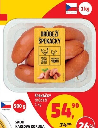 Špekáčky drůbeží