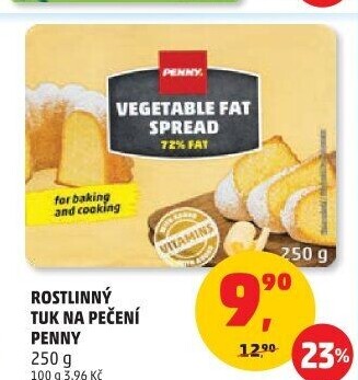 Tuk rostlinný na pečení Penny