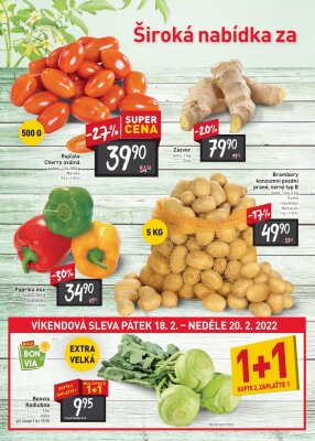akční leták BILLA 16.2.2022-22.2.2022
