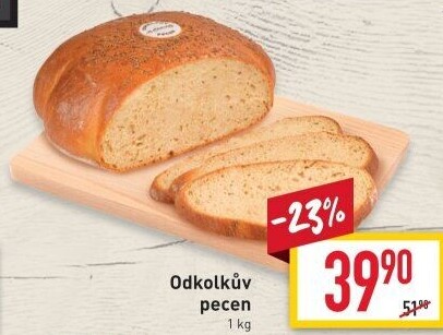 Chléb Odkolkův pecen Odkolek