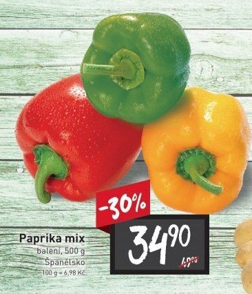 Paprika tricolora