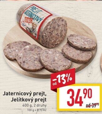 Prejt jelítkový Od nás Masna Studená