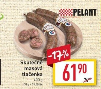 Skutečně masová tlačenka Pelant Doupovské uzeniny