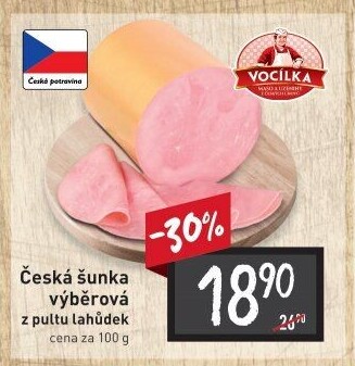 Šunka česká výběrová Vocílka