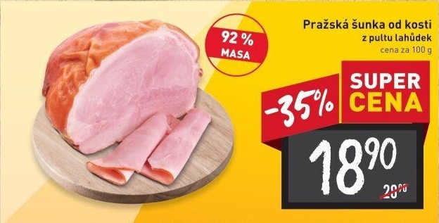 Šunka pražská od kosti