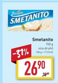 Sýr tavený Smetanito Želetava
