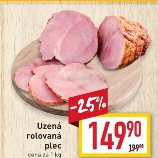 Uzená rolovaná plec