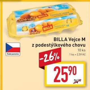Vejce z podestýlky M Billa