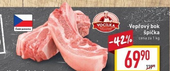 Vepřový bok špička Vocílka