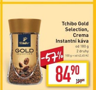 Instantní káva Tchibo Gold Selection