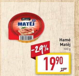 Pomazánka Matěj Hamé